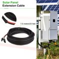 thumbnail image 2 of Cable Solar 25 Pies 10AWG 6mm2 Cobre Estañado con Hembra y Conector Macho Negro Rojo Unique Bargains, 2 of 7