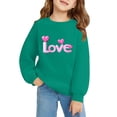 thumbnail image 5 of Ruyang LOVE Heart Sweatshirt for Girls Valentines Day Graphic Pullover Sweaters Cute Trendy School Preppy Sweatshirts, 5 of 6