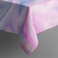thumbnail image 5 of Square Tablecloth, Waterproof Polyester Table Cover, Wrinkle Resistant & Washable Fabric for Dining, Kitchen, Picnic, 60x60in(152x152cm), Liquid & Marble Print, 5 of 6