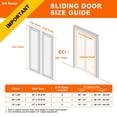 thumbnail image 5 of 60" x 80" Sliding Pocket Interior Door 2-Paneled Hollow Core Closet Door, 5 of 6