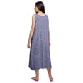 thumbnail image 3 of Moomaya Robe de Nuit d'Allaitement à Col Rond Imprimée pour Femmes en Coton, 3 of 5