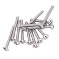 thumbnail image 1 of Buttons Heads Socket  , Flanged Button Head Screws Wider Bearing  Firm A2-70 Stainless Steel  For Wet Environments, 1 of 8