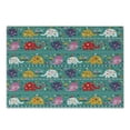 thumbnail image 1 of Animal Cartoon Cutting Board, Joyful Pattern Colorful Animals Happy Flowers Funny Nature, Decorative Tempered Glass Cutting and Serving Board, Small Size, Multicolor, by Ambesonne, 1 of 1