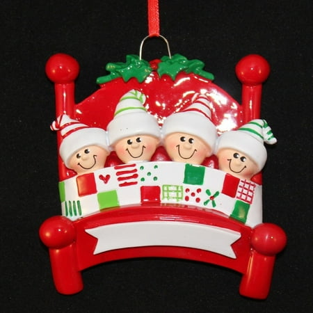 Bed Heads/4 Personalized Ornament, Each Personalized Christmas Bed Heads/4 Personalized Ornament, Each Personalized Christmas Ornament includes a ribbon loop and - Bed Heads/4 Personalized Ornament, Each Personalized Christmas
