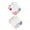 White Assorted, variant on Reebok Girls Pro-Series Lightweight No Show Socks, 6-Pack