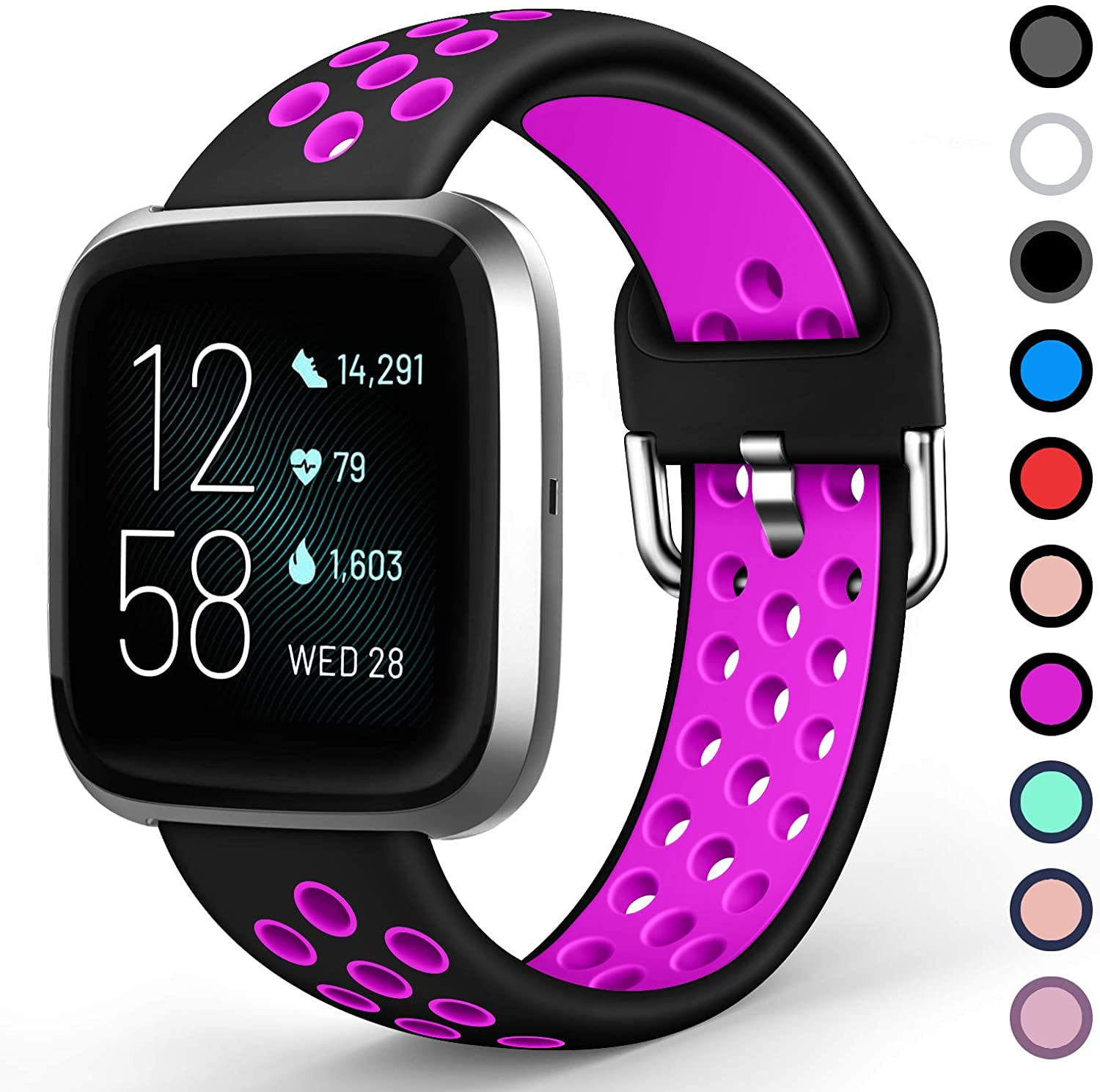 for Fitbit Versa Bands Fitbit Versa Lite Bands, Soft Versa 2 Bands Compatible Fitbit Versa Lite