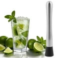 thumbnail image 2 of Stainless Steel Cocktail Muddler Home Bar Mojito Fruit Mixer DIY Drinks Tool(Shorter One), 2 of 8