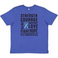 thumbnail image 3 of Inktastic ALS Awareness Strength Courage Support Youth T-Shirt, 3 of 5