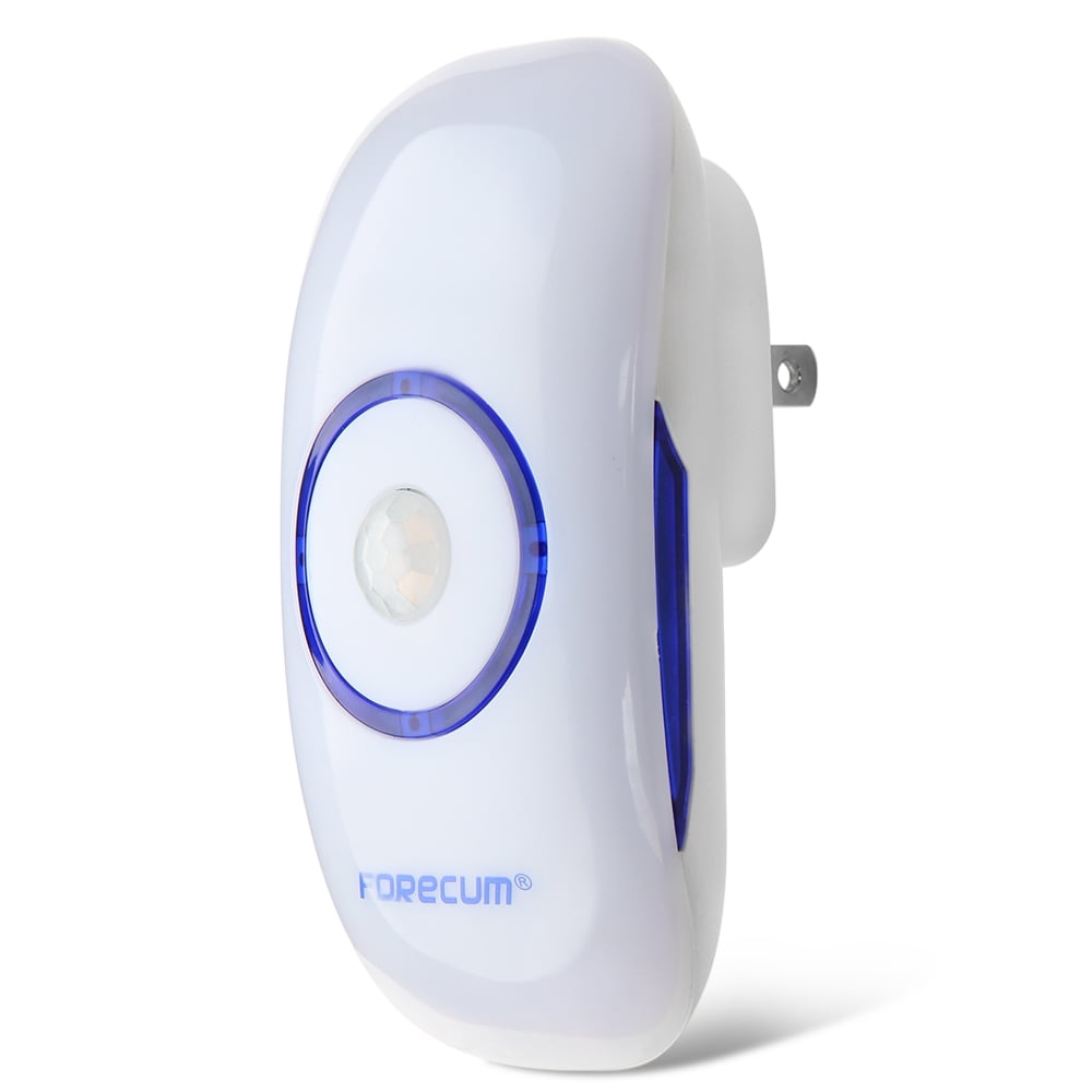 Night Light LED Motion Sensor Outlet Plug In Wireless PIR Motion Activated Sensing Security