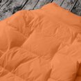 thumbnail image 6 of Dasayo Orange Women Coats Quilted Windbreaker Barn Buttons Ski Collared Coats Womens Jackets Trendy S, 6 of 9