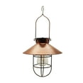 thumbnail image 1 of Farol solar con varilla para colgar, lámpara colgante decorativa para patio. Bronce, 1 of 9