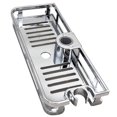 thumbnail image 1 of Cocina Baño Estante de ducha Rectángulo Desmontable Elevación Bandeja de almacenamiento Estante Soporte de plástico Jumpingount HA6085-00B, 1 of 6