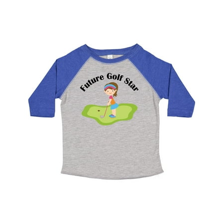 

Inktastic Future Golf Star Girls Golfing Gift Toddler Toddler Girl T-Shirt