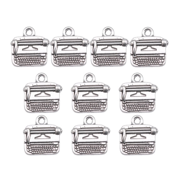 Oasiva 10Pieces Vintage Typewriter Jewelry Accessories Exquisite Craftsmanship