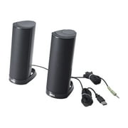 Dell AX210 - Speakers - for PC - USB - 1.2 Watt (total) - for Inspiron 3458; Precision T3400, T5400, T7400; Vostro 200