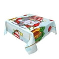 thumbnail image 6 of Zufioo Funny Christmas Gnome Print Square Decorative Tablecloth, Wrinkle-resistant, Waterproof and Oil-resistant Tablecloth Coffee Table Cloth, Suitable for Restaurants-60"x60", 6 of 8