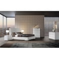 thumbnail image 1 of Home Roots 320670 King Bed Squares Design In Headboard, High Gloss White, 1 of 1