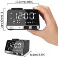 thumbnail image 2 of Altavoz Bluetooth Despertador Reloj Integrado Multifunción Dual Usb Fuente de alimentación Radio Tarjeta de cabecera para el hogar Audio Afortunado Sencillez, 2 of 4
