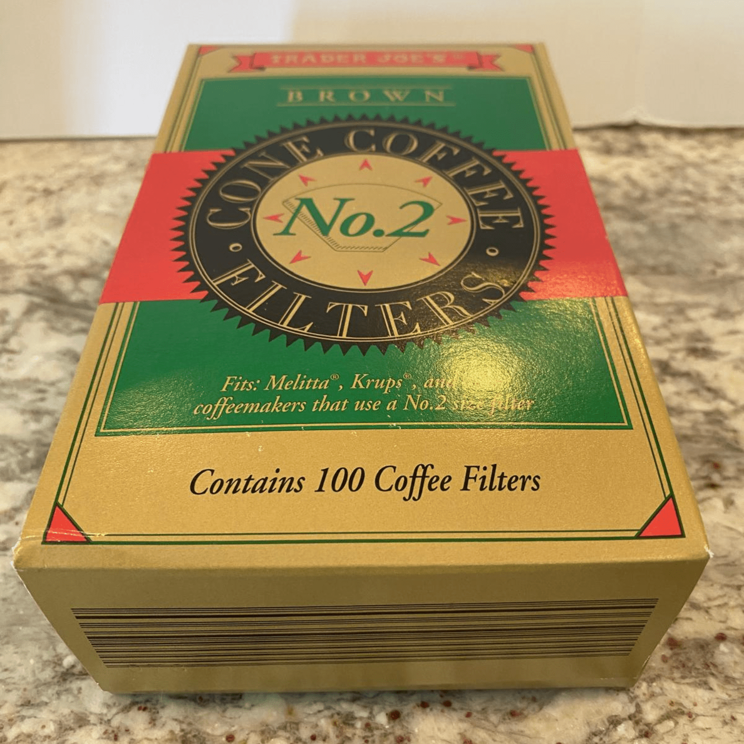 Trader Joes Organic Ethiopian Whole Bean Coffee & No. 2 Cone Coffee Filters  Medium Dark Roast Arabica, 13 oz - Pack of 2