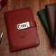 thumbnail image 1 of B6 diary with lock, travel diary with lock, vintage leather, office supplies, notebook for girl, boy, friend (wine), 1 of 5