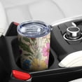 thumbnail image 5 of 20 Oz Pioneer Flower Coffee Tumbler Double Wall Insulated Stainless Steel Water Bottle | Metal Reusable Thermoses Flask with Cup Cap | Leak & Sweat Proof with Anti-Dust Lid, 5 of 7