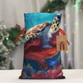 thumbnail image 5 of Naloa Colorful Ocean Sea Turtle Drawstring Christmas Bags, 3D Xmas Gift Bags, Christmas Wrapping Bags, Xmas Goodie Bags, Treat Pouch Bags, Party Favor Bags-Medium, 5 of 9