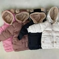 thumbnail image 4 of KYAIGUO Toddler Baby Winter Coats Hooded Lightweight Jacket for Kids Boys Girls 1-5Y Thick Warm Puffy Waterproof Windproof Cotton Jackets, 4 of 7