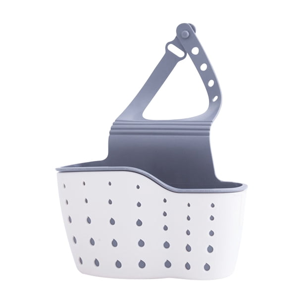 Xihbxyly Artículos En Liquidación En Oferta Utensilios de Cocina Cesta de Drenaje de Fregadero de Doble Capa Esponja Suministros de Almacenamiento de Piscina Cesta Colgante Rejilla de Drenaje