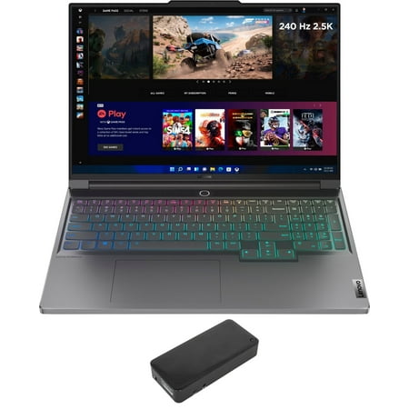 Lenovo Legion Slim 7i Gaming/Entertainment Laptop (Intel i9-13900H 14-Core, 16.0in 240 Hz Wide QXGA (2560x1600), GeForce RTX 4070, Win 11 Home) with DV4K Dock