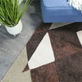 thumbnail image 5 of Natural Geo Jasmine 3'11" x 5'7" Geometric Abstract Chocolate/Brown Area Rug, 5 of 6