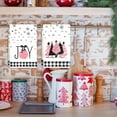 thumbnail image 5 of Christmas Kitchen Towels Pink Xmas Tree Kitchen Dishcloth 18 x 26 Inch Ultra Absorbent Tea Towel Drying Hand Towel for Xmas Holiday Home Kitchen Cooking Baking, Set of 2, 5 of 6
