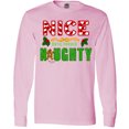 thumbnail image 3 of Inktastic Nice Until Proven Naughty with Holly and Gingerbread Man Long Sleeve T-Shirt, 3 of 5