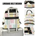 thumbnail image 3 of FORMRS Mini Backpack Purse for Women Quilted Travel Daypack Casual Shoulder Bag, Cute Gummy Bears Pattern, 3 of 7