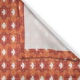 thumbnail image 3 of Ambesonne Burnt Orange Kitchen Curtains, Maple Leaf on Low Poly, 55"x30", Multicolor, 3 of 3