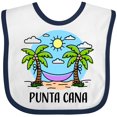 thumbnail image 3 of Inktastic Summer Vacation in Punta Cana Boys or Girls Baby Bib, 3 of 4