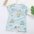 thumbnail image 2 of Quealent Casual Clothes for Infant Newborn Infant Baby Boy Girl Romper Jumpsuit Outfits Clothes (Light Gray, 3-6 Months), 2 of 6