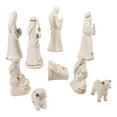 thumbnail image 2 of Kurt Adler 2-6.75-Inch Gold and White Nativity Table Piece, 9 Piece Set, 2 of 4