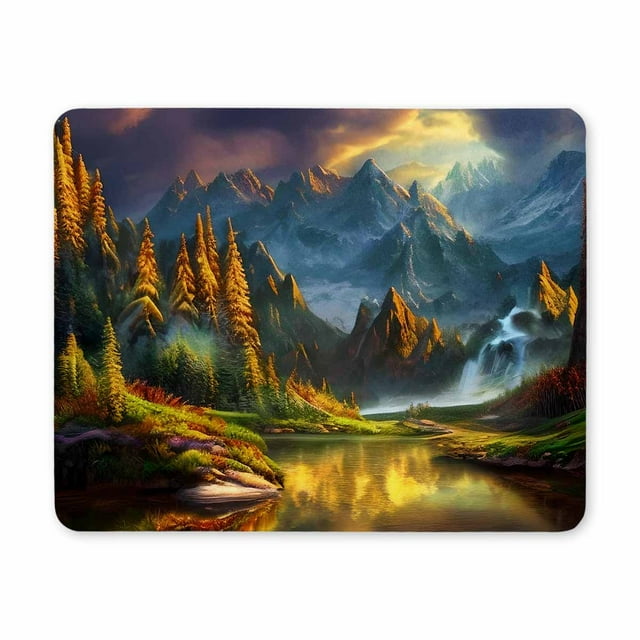 Mouse Pad, Natural Landscape Mouse Pad, PremiumTextured Square