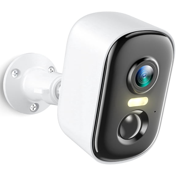 Security Cameras Wireless Outdoor, 2K Battery Powered WiFi Cameras with AI Motion Detection, Color Night Vision, Siren Alarm, 2-Way Talk, IP66 Waterproof, Cloud/SD Storage