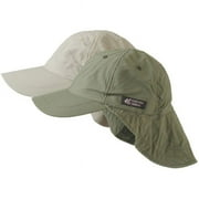 Dorfman Pacific 544719 Khaki and Olive Flap Cap for Hats