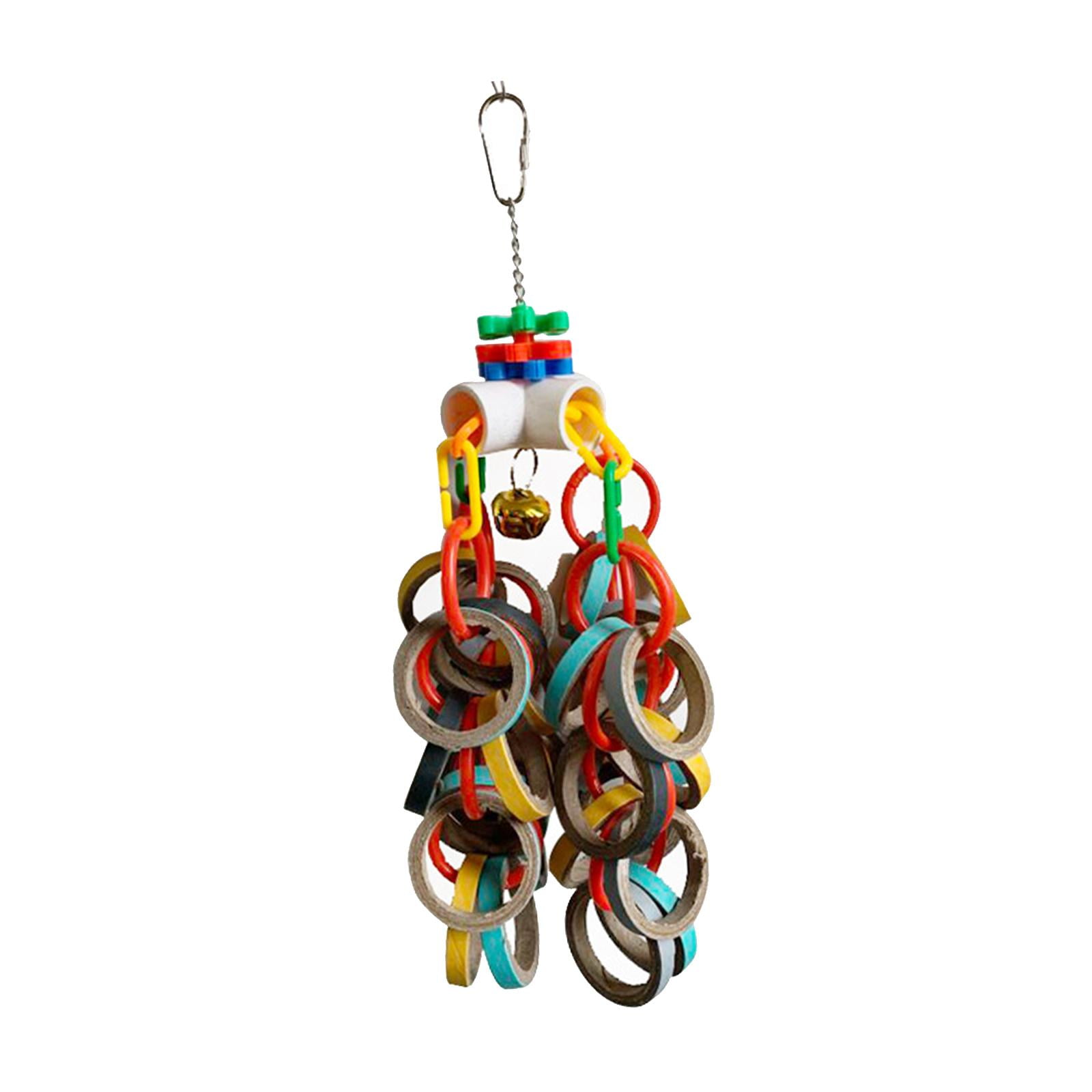 Bvdfgk Cage Bite Toy Parrot Toy Perch Bird Chewing Toy for Parakeets, Budgies, Hamster,