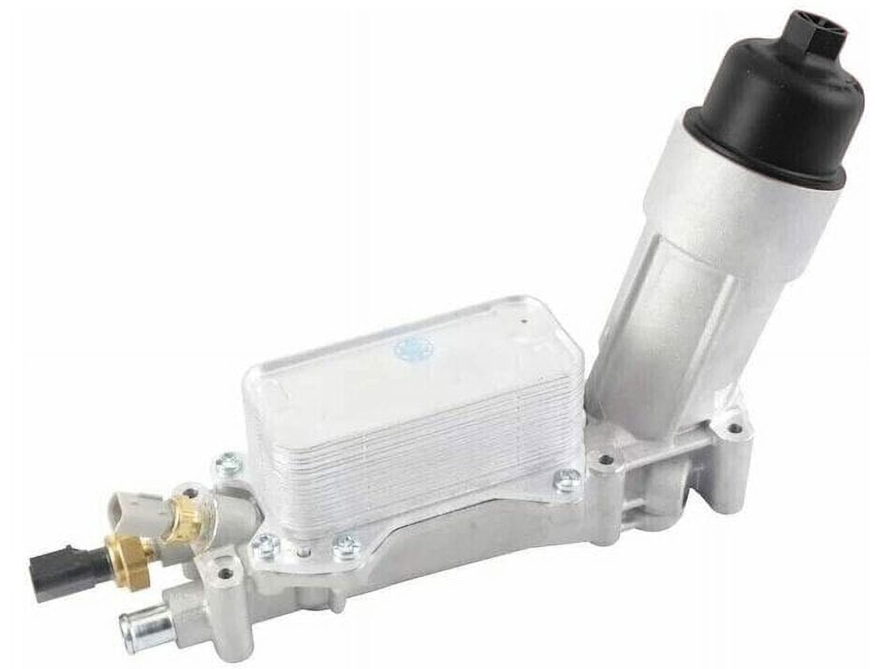Oil Filter Housing with Filter and Cooler - Aluminum - Compatible with 2014 - 2022 Ram ProMaster 2500 3.6L V6 2015 2016 2017 2018 2019 2020 2021