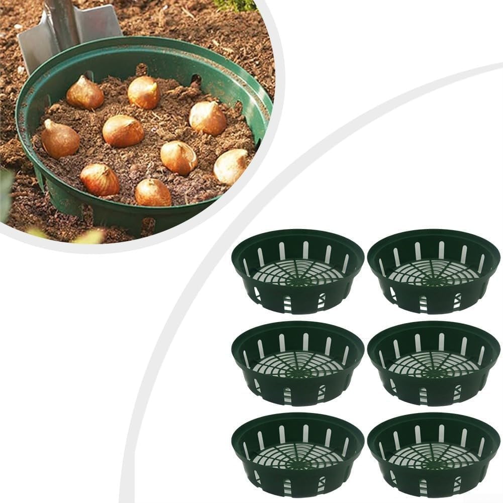 ABPETE 6-Pack Lightweight Flower Pot Baskets - Durable & Stylish Planters for Indoor/Outdoor Gardening, Home Decor & All Planting Needs