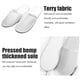thumbnail image 2 of Zapatillas de lana una vez antideslizantes gruesas zapatillas de spa para el hogar, hotel, viaje, fiesta, invitado, 2 of 7