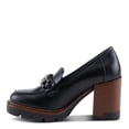 thumbnail image 4 of PATRIZIA Women's Dajah Inset Heel Loafers with Burnished Finish, Geometric Metal Detail, and Comfortable Fit, 4 of 9