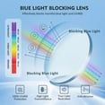 thumbnail image 7 of Blue Light Glasses for Women Men, Advanced 99% Blue Light Blocking Computer Glasses - Anti Eyestrain & UV Glare Protection, Vintage Thick Round Rim Frame Eyeglasses, 7 of 7