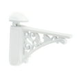 thumbnail image 2 of deevoka Glass Shelf Bracket Baroque Replacement Wall Mount Bathroom White, 2 of 9