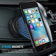 Maxboost Flat Stick on Dashboard Magnetic Car Mount (3-Pack) Black