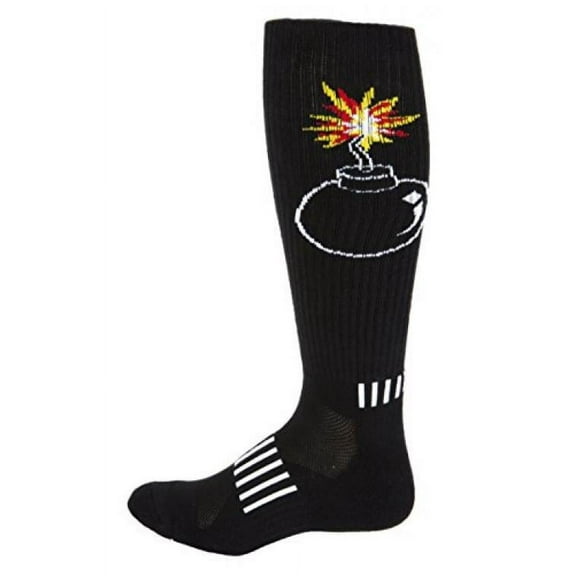 MOXY Socks THE Bomb in Black Knee-High Deadlift Socks