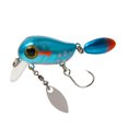 thumbnail image 3 of Señuelos de pesca con ojos 3D Micro Crankbaits flotantes cebos duros Minnow color azul, 3 of 4
